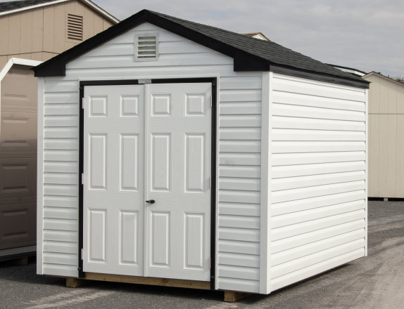 8x10 Madison Series (Economy Line) Peak Roofline Storage Shed with Vinyl Siding