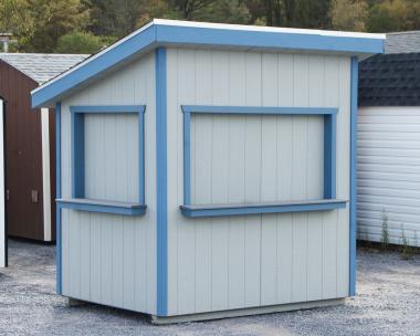 6x8 Lean-To Concession Building