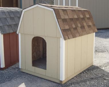 Beige Large Dog Box built by Pine Creek Structures in Central PA