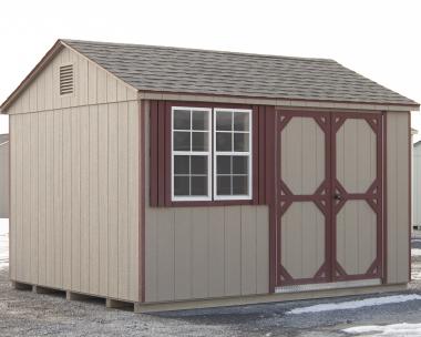 10x12 Peak Storage Shed with LP Smart Side from Pine Creek Structures