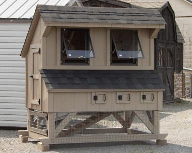 4x6 Mini Chicken Condo crafted at Pine Creek Structures of Spring Glen