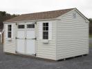 10x16 A Frame Style Storage Shed with Vinyl Siding at Pine Creek Structures of Hegins