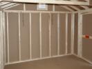 10x12 Peak Storage Shed Interior