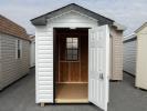 6x8 Front Entry Peak Style Storage Shed Doorway